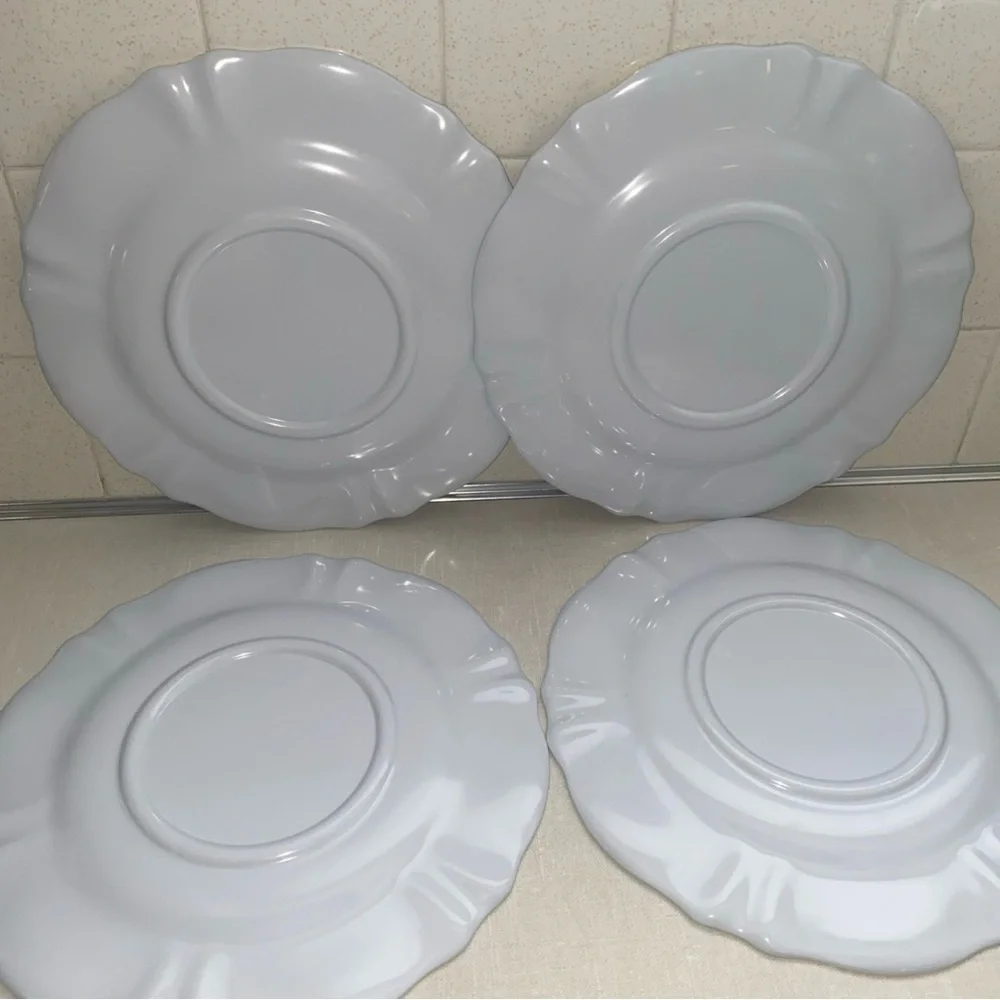 Nicole Miller Melamine Lemon Print Dinner Plates Set‎ Of 4